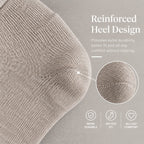 LUVAIRY Wide-Fit Wool-Blend Crew Socks – Soft Warmth & Gentle Comfort
