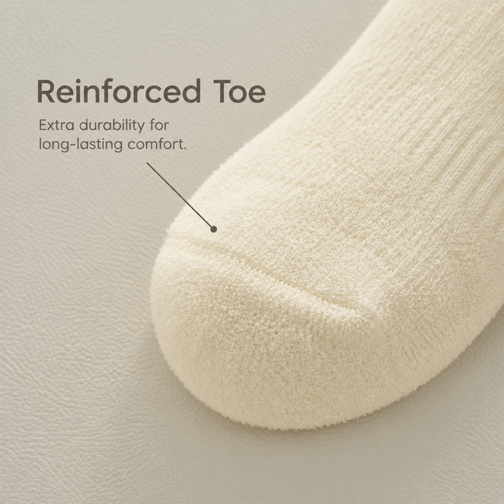 LUVAIRY Camel Cashmere Over-the-Knee Socks – Cozy Warmth & Soft Comfort