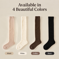 LUVAIRY Camel Cashmere Over-the-Knee Socks – Cozy Warmth & Soft Comfort