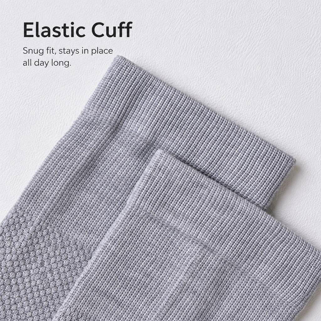 LUVAIRY Active Support Knee-High Grip Socks – Secure Fit & All-Day Comfort