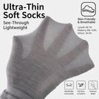 LUVAIRY AirSilk Knee-High Socks – Lyocell Blend, Lightweight & Breathable