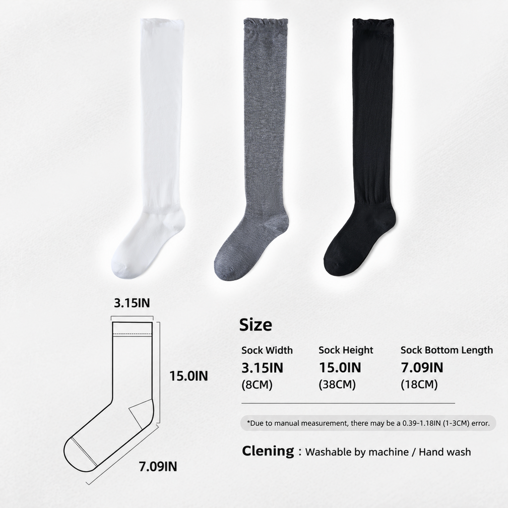 LUVAIRY AirSilk Knee-High Socks – Lyocell Blend, Lightweight & Breathable