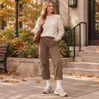 LUVAIRY Everyday Comfort Wool-Blend Crew Socks