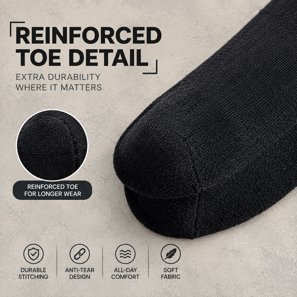 LUVAIRY Two-Tone Wool-Blend Knee-High & Over-the-Knee Socks
