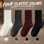 LUVAIRY Weekend Ease 4-Pack Cotton Blend Slouch Socks