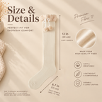 LUVAIRY Hearthside Charm Pom-Pom Knee-High Socks