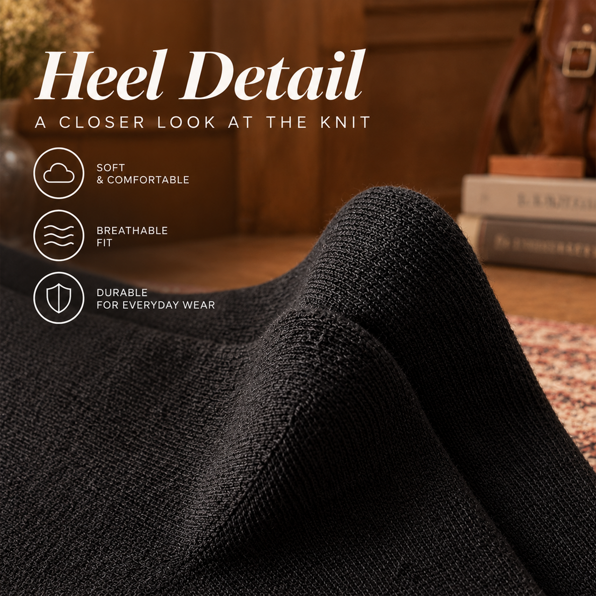 LUVAIRY After Class 5-Style Lace-Trim Knee-High Socks