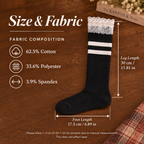 LUVAIRY After Class 5-Style Lace-Trim Knee-High Socks