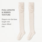 LUVAIRY 3-Pack Premium Comfort Over-the-Knee Slouch Socks for Autumn & Daily Wear